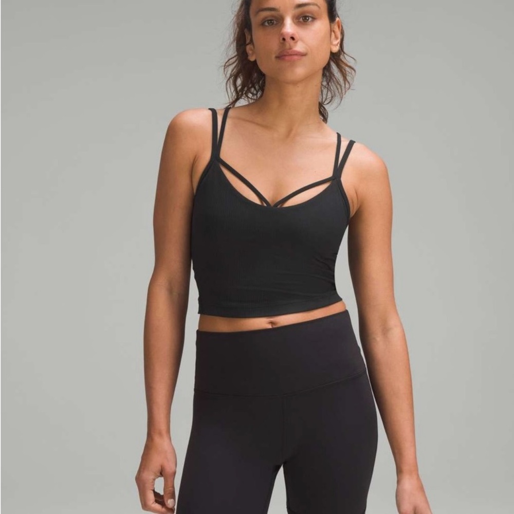 Lululemon Align Strappy Ribbed Tank in black, 12